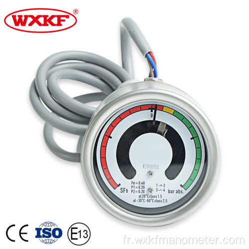 IP 65 Impact Resistance Density Gauge Monitor SF6 Analyseur de gaz SF6